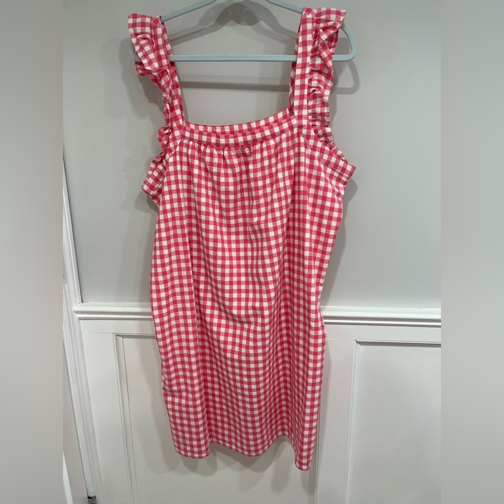 Vineyard Vines Gingham Cotton/Linen Dress